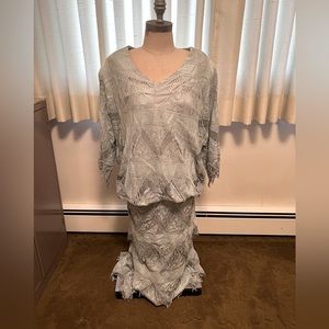 Vintage Damianou Saks 5th Avenue Maxi Dress. 1920’s style